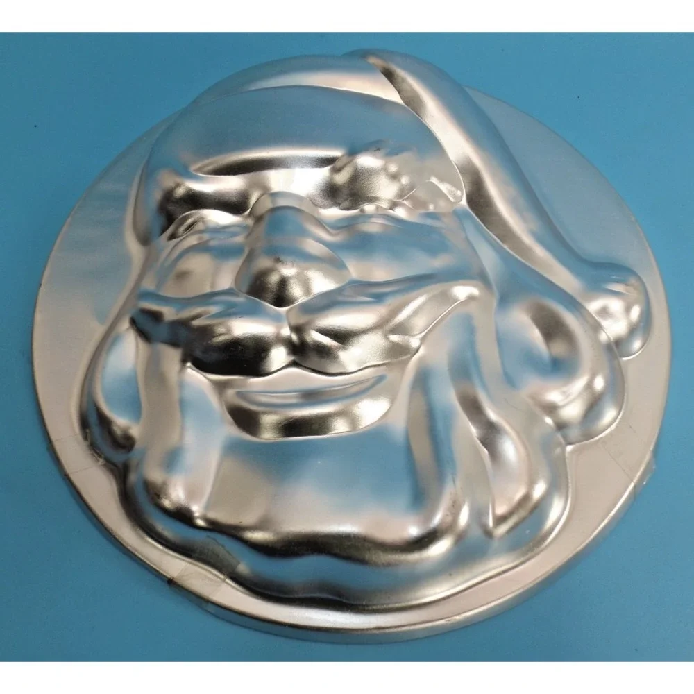 Vintage 1977 Wilton Santa Claus Cake Pan Multi Pan insert.  Christmas Cakes!